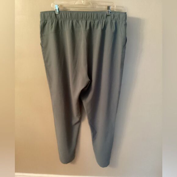 32 DEGREES COOL SIZE XL SLATE BLUE PULL ON STRAIGHT LEG HIGH RISE PANTS POCKETS - Picture 2 of 8